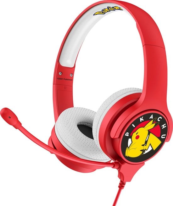 Pokémon - Casque interactif Pikachu pour enfants avec microphone - flash vidéo