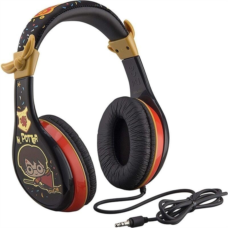 Harry Potter - Casque d'écoute pour enfants avec limiteur de volume Harry Quidditch - flash vidéo