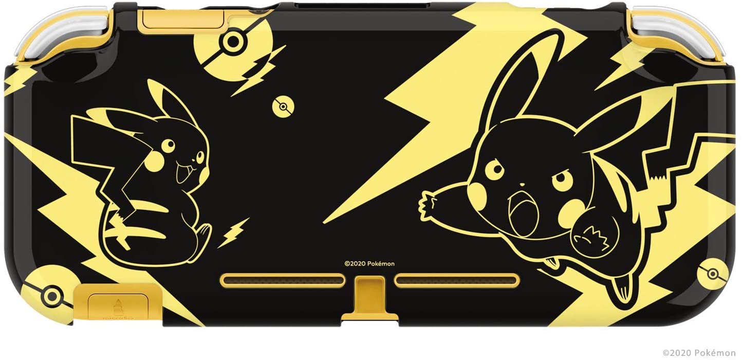 HORI - Nintendo Switch Lite DuraFlexi Protector Pikachu Black & Gold Edition - flash vidéo