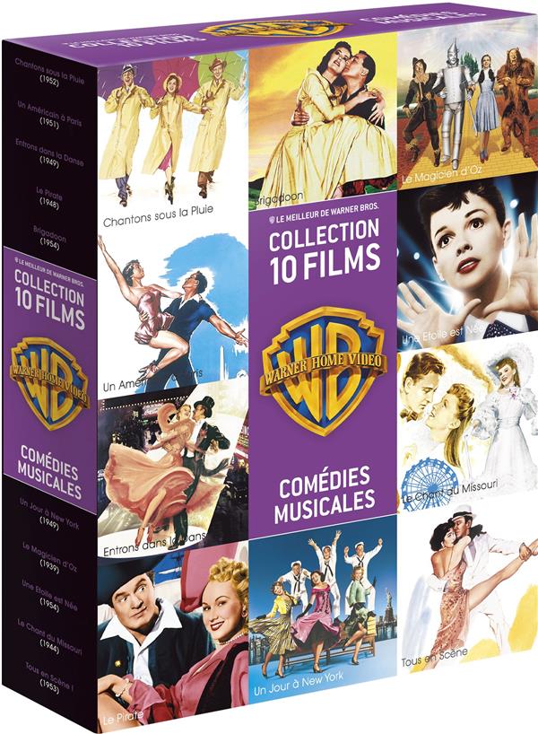 90 ans Warner - Coffret 10 films - Comédies musicales [DVD] - flash vidéo