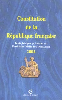 Constitution de la republique francaise ; texte integral, constitution de la v republique (3e édition)