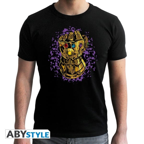 Marvel - Infinite Gauntlet Black Man T-Shirt S - flash vidéo