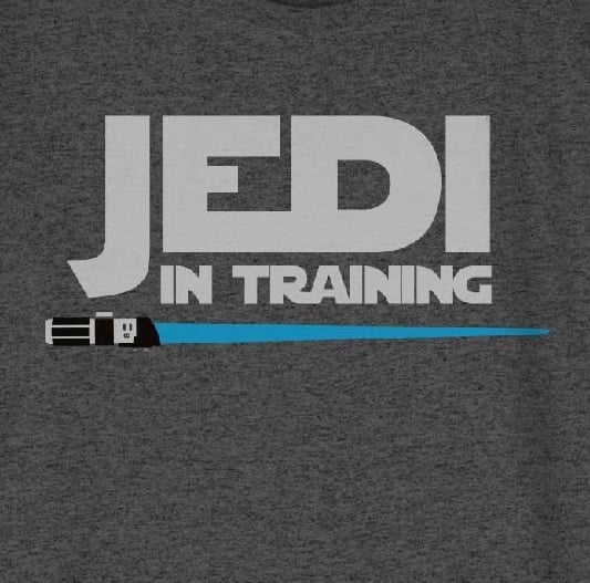 Star Wars - T-Shirt Noir Enfant Jedi en formation - 14 ans - flash vidéo