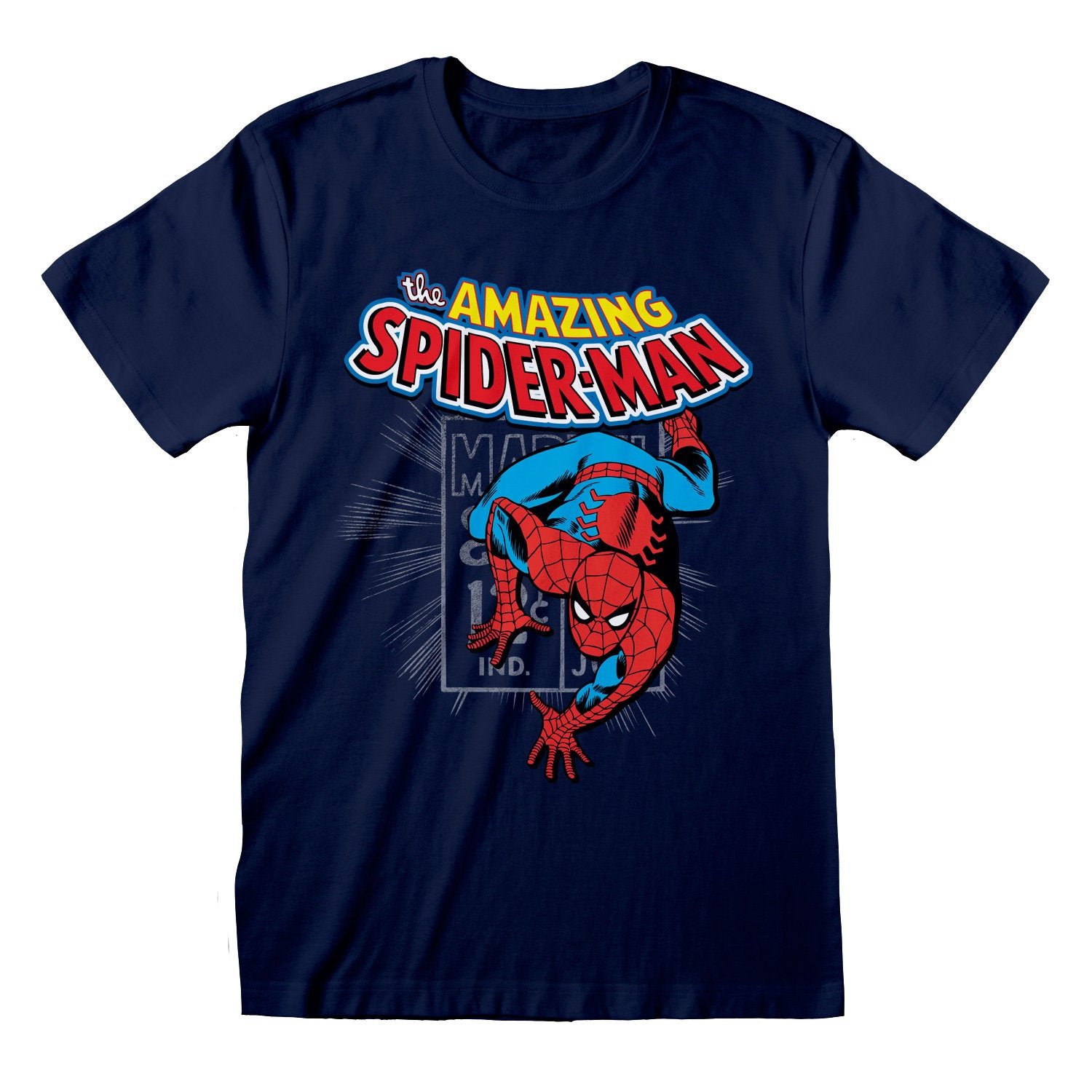 Marvel - T-shirt unisexe Noir The Amazing Spider-Man - M - flash vidéo