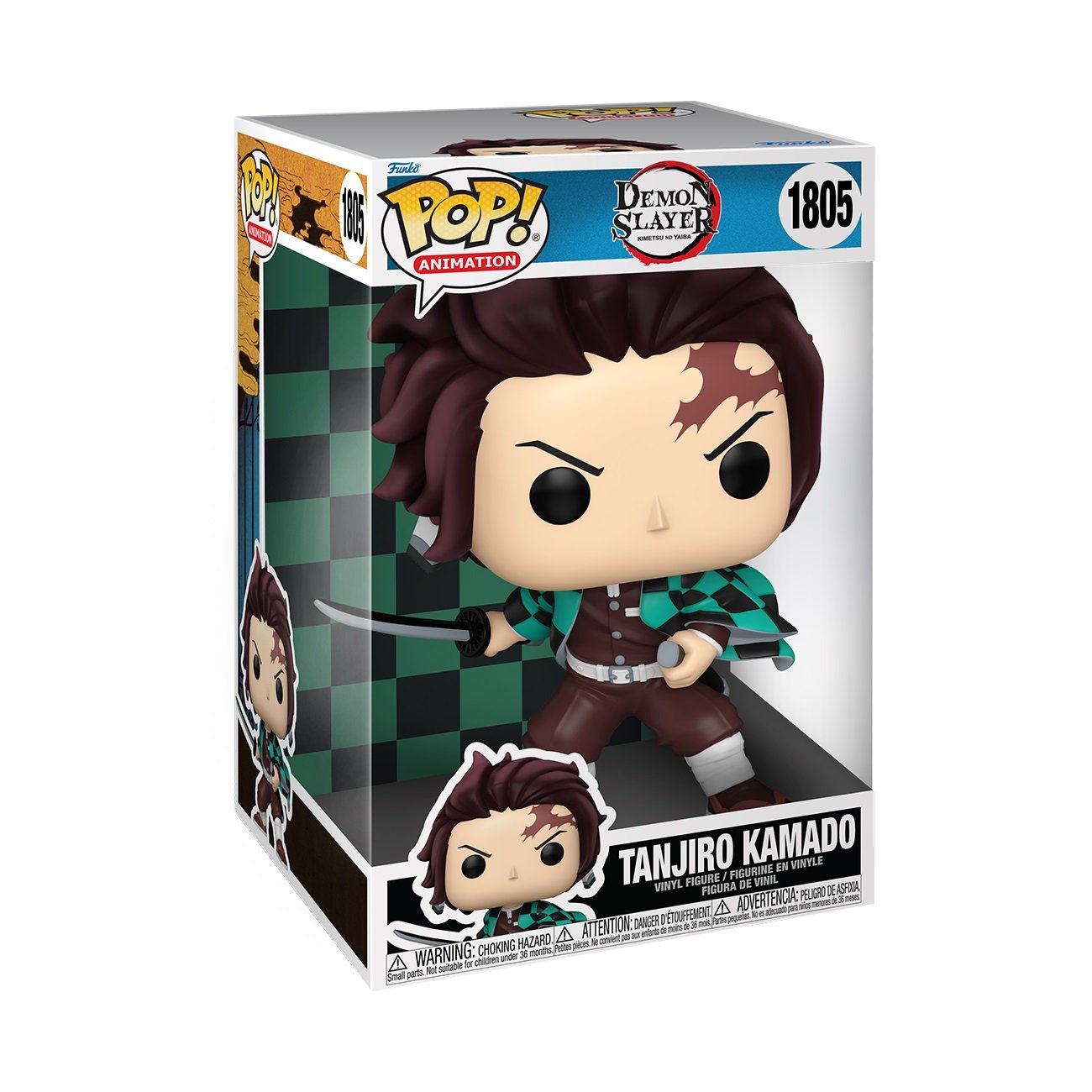 Funko Pop! Jumbo: Demon Slayer - Tanjiro Kamado 10" Super Sized Pop! - flash vidéo
